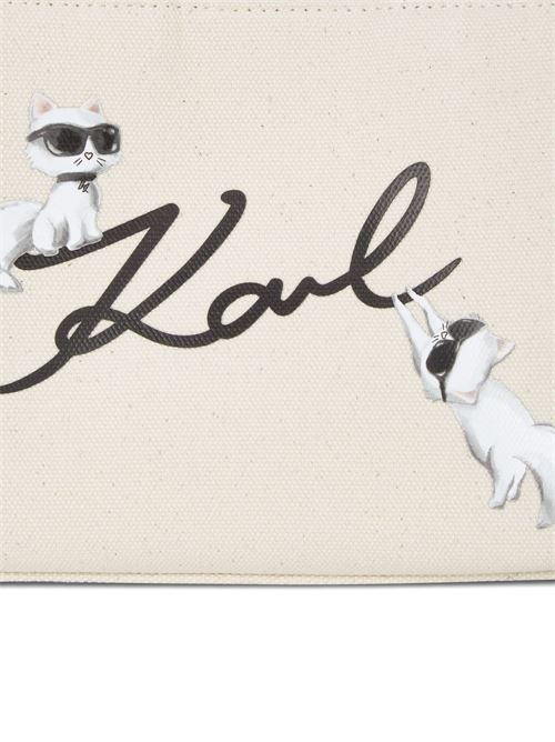 Borsa donna tote Ikon Signature Choupette Karl Lagerfeld | B1W50094106